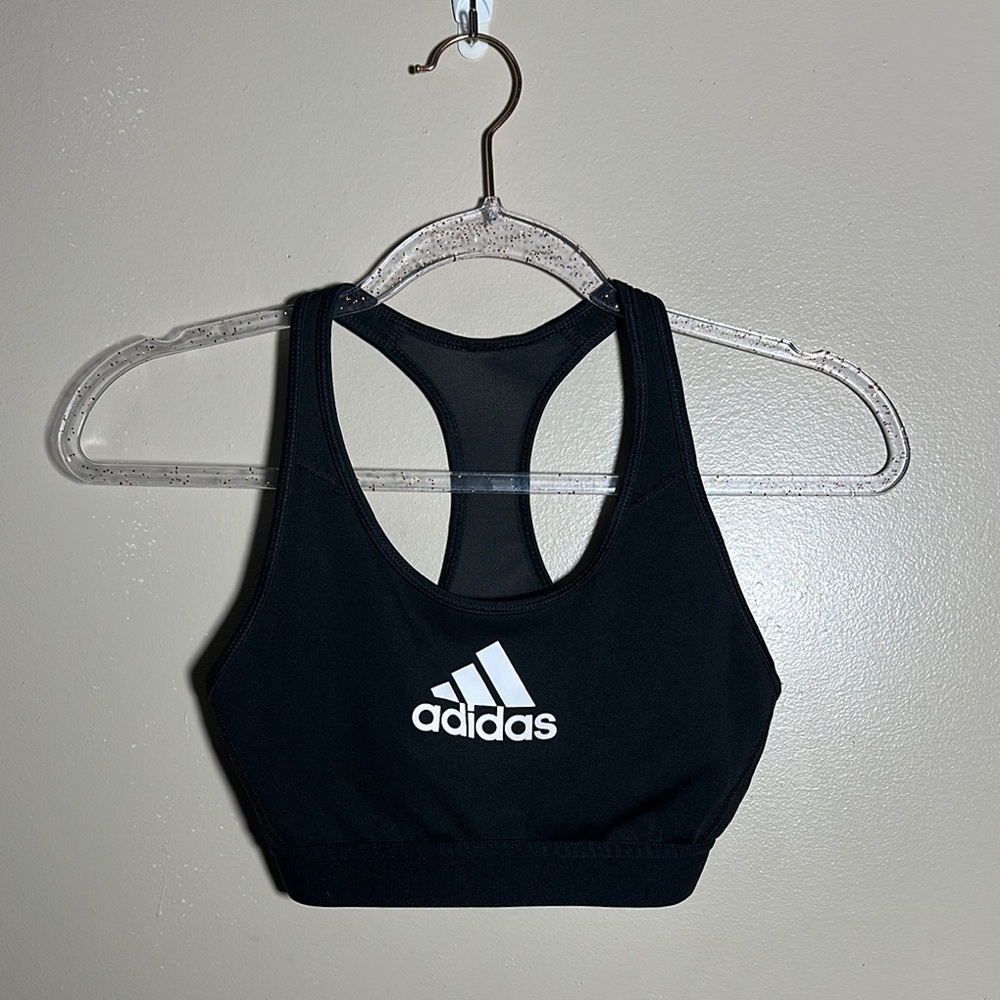 Adidas Black Sports Bra‎ | Small